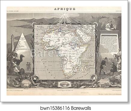 Afrique by Victor Jules Levasseur, Art Print