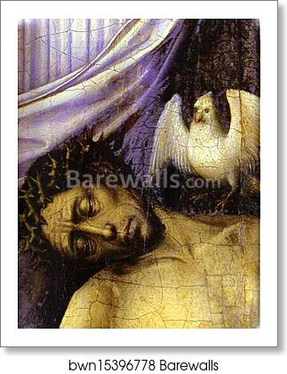 Mourning Trinity (Throne of God). Detail by Robert Campin (Master Of Flemalle), Art Print Mourning Trinity (Throne of God). Detail by Robert Campin (Master Of Flemalle), Art Print