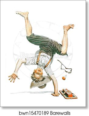 Vacation by Norman Rockwell, Art Print