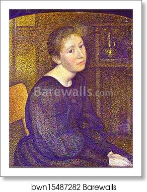 Portrait of Mme Lemmen by Georges Lemmen, Art Print