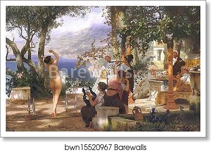 Dance Amongst Daggers by Henryk Hector Siemiradzki, Art Print