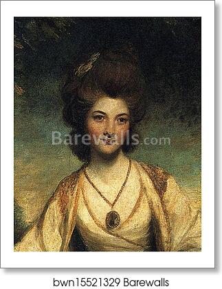 Lady Elizabeth Compton. Detail by Sir Joshua Reynolds, Art Print Lady Elizabeth Compton. Detail by Sir Joshua Reynolds, Art Print