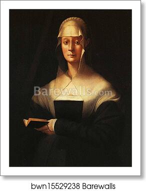 Portrait of Maria Salviati by Jacopo Carrucci, Known As Pontormo, Art Print