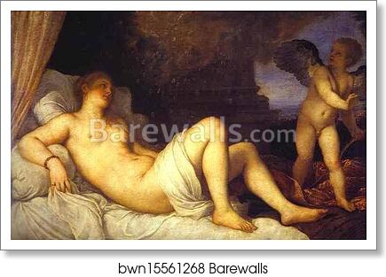 Danae by Titian, Art Print