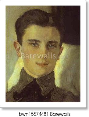 Portrait of Count Felix Sumarokov-Elstone, later Prince Yusupov. Detail by Valentin Serov, Art Print Portrait of Count Felix Sumarokov-Elstone, later Prince Yusupov. Detail by Valentin Serov, Art Print
