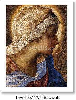 Nativity. Detail by Jacopo Robusti, Called Tintoretto, Art Print