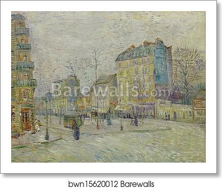 Boulevard de Clichy by Vincent Van Gogh, Art Print