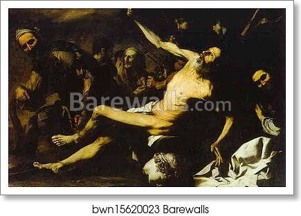 The Martyrdom of St. Bartholomew by Jusepe De Ribera, Art Print