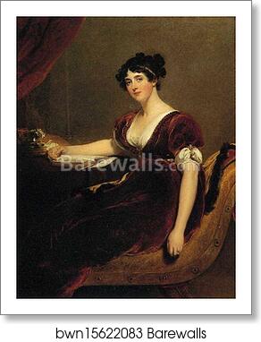 Portrait of Mrs. Isaac Cuthbert by Sir Thomas Lawrence, Art Print