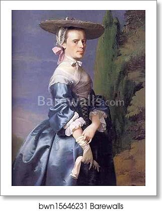 Mrs. Nathaniel Allen (Sarah Sargent) by John Singleton Copley, Art Print Mrs. Nathaniel Allen (Sarah Sargent) by John Singleton Copley, Art Print