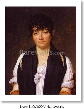 Portrait of Suzanne Le Pelletier de Saint-Fargeau by Jacques-Louis David, Art Print Portrait of Suzanne Le Pelletier de Saint-Fargeau by Jacques-Louis David, Art Print