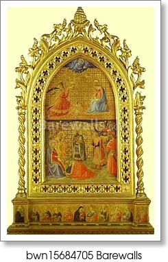 Annunciation and Adoration of the Magi by Fra Angelico, Art Print Annunciation and Adoration of the Magi by Fra Angelico, Art Print