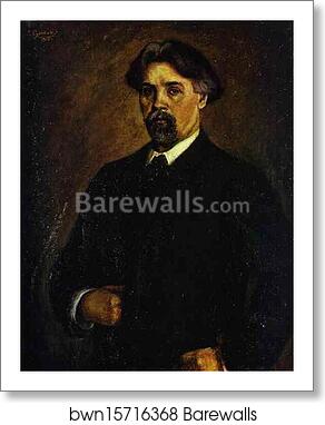 Self-Portrait by Vasily Surikov, Art Print