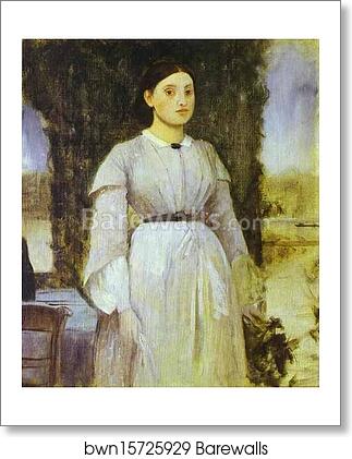 Young Woman Standing Next to a Table by Edgar Degas, Art Print Young Woman Standing Next to a Table by Edgar Degas, Art Print