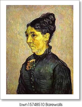 Portrait of Madam Trabuc (Portrait de madame Trabuc) by Vincent Van Gogh, Art Print Portrait of Madam Trabuc (Portrait de madame Trabuc) by Vincent Van Gogh, Art Print