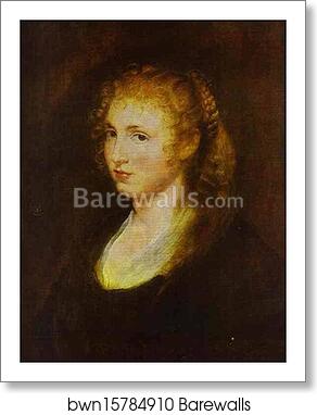 Portrait of a Woman by Peter Paul Rubens, Art Print