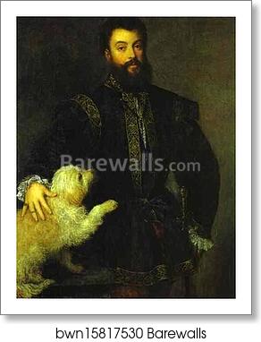 Portrait of Federico II Gonzaga by Titian, Art Print