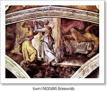Judith and Holofernes by Michelangelo, Art Print