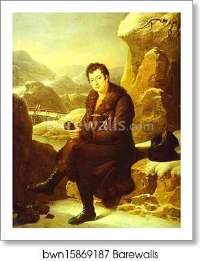 Portrait of Nikolay Demidov (1773-1828) by Salvator Tonci (Aka Nikolay Ivanovich Tonci), Art Print