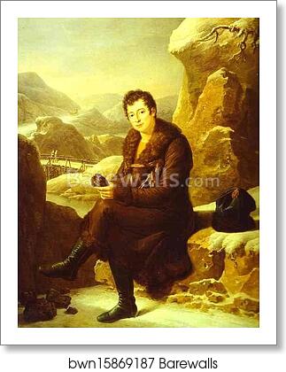 Portrait of Nikolay Demidov (1773-1828) by Salvator Tonci (Aka Nikolay Ivanovich Tonci), Art Print Portrait of Nikolay Demidov (1773-1828) by Salvator Tonci (Aka Nikolay Ivanovich Tonci), Art Print