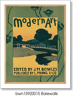 La revue "Modern Art", publiée à Boston by Arthur Wesley Dow, Art Print