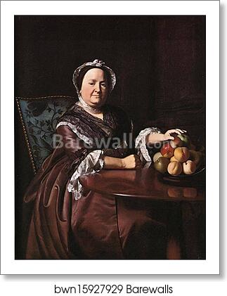 Mrs Ezekiel Goldthwait (Elizabeth Lewis) by John Singleton Copley, Art Print Mrs Ezekiel Goldthwait (Elizabeth Lewis) by John Singleton Copley, Art Print