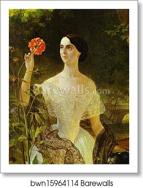 Portrait of S. A. Bobrinsky by Karl Brulloff, Art Print