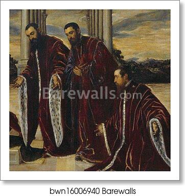 Madonna of the Treasures. Detail by Jacopo Robusti, Called Tintoretto, Art Print Madonna of the Treasures. Detail by Jacopo Robusti, Called Tintoretto, Art Print