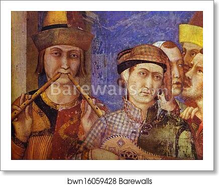 St. Martin is Dubbed a Knight by Simone Martini, Art Print