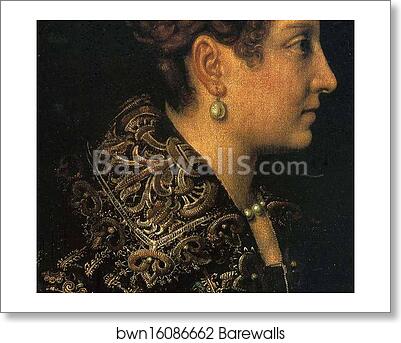Portrait of a Lady. Detail by Sofonisba Anguissola, Art Print Portrait of a Lady. Detail by Sofonisba Anguissola, Art Print