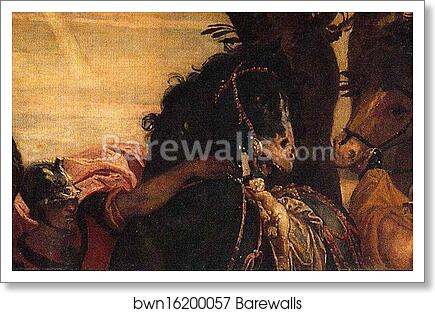 The Conversion of Saul. Detail by Paolo Veronese, Art Print
