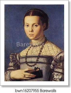 Portrait of Girl with a Prayer Book by Agnolo Bronzino, Art Print Portrait of Girl with a Prayer Book by Agnolo Bronzino, Art Print