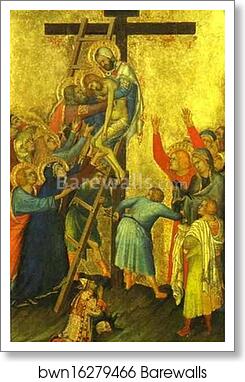 The Deposition by Simone Martini, Art Print