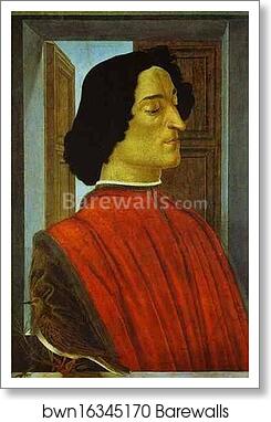 Portrait of Giuliano de' Medici by Alessandro Botticelli, Art Print Portrait of Giuliano de' Medici by Alessandro Botticelli, Art Print