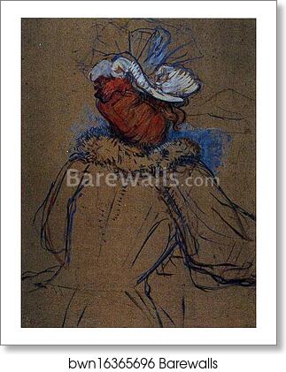 Red Haired Woman Seen from Behind by Henri De Toulouse-Lautrec, Art Print Red Haired Woman Seen from Behind by Henri De Toulouse-Lautrec, Art Print