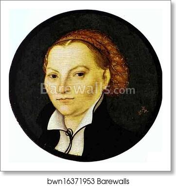 Portrait of Katharina von Bora, Wife of Martin Luther by Lucas Cranach The Elder, Art Print