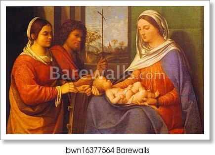 Sacra Conversazione by Giorgione, Art Print
