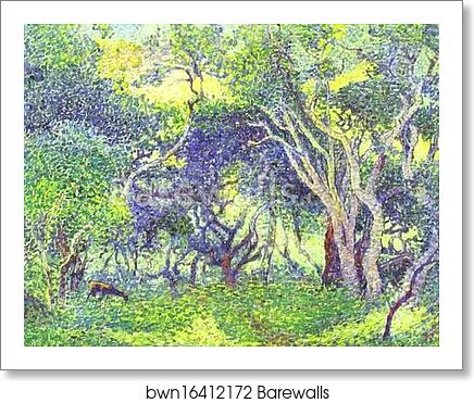 Undergrowth by Henri-Edmond Cross (Delacroix), Art Print