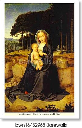 A Rest During the Flight to Egypt by Gerard David, Art Print A Rest During the Flight to Egypt by Gerard David, Art Print