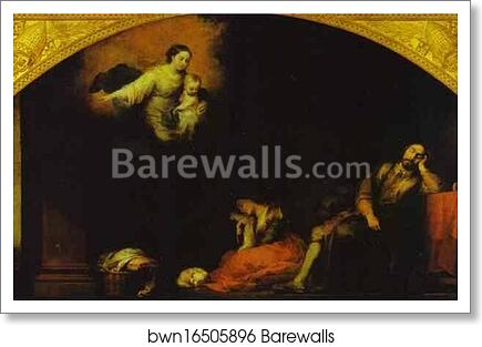 The Dream of the Patrician by Bartolomé Esteban Murillo, Art Print The Dream of the Patrician by Bartolomé Esteban Murillo, Art Print