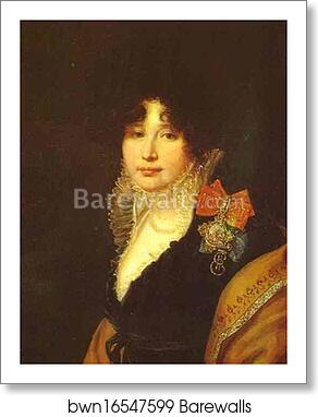 Portrait of the Princess A. V. Scherbatova by Orest Kiprensky, Art Print