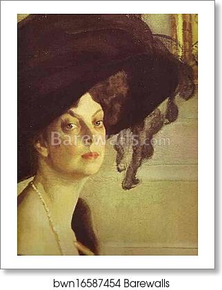 Portrait of Princess Olga Orlova. Detail by Valentin Serov, Art Print Portrait of Princess Olga Orlova. Detail by Valentin Serov, Art Print