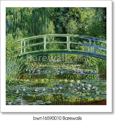 Water Lilies and Japanese Bridge by Claude Monet, Art Print Water Lilies and Japanese Bridge by Claude Monet, Art Print