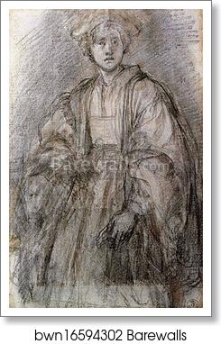 Study for a Portrait of a Youth by Jacopo Carrucci, Known As Pontormo, Art Print