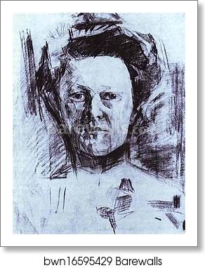 Portrait of Valentina Usoltseva, wife of the Doctor Usoltsev by Mikhail Vrubel, Art Print Portrait of Valentina Usoltseva, wife of the Doctor Usoltsev by Mikhail Vrubel, Art Print