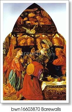 The Seed of David by Dante Gabriel Rossetti, Art Print