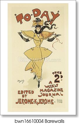 Affiche anglaise pour le journal "To Day" by Dudley Hardy, Art Print Affiche anglaise pour le journal "To Day" by Dudley Hardy, Art Print