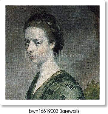 Mrs Thomas Riddell. Detail by Sir Joshua Reynolds, Art Print Mrs Thomas Riddell. Detail by Sir Joshua Reynolds, Art Print