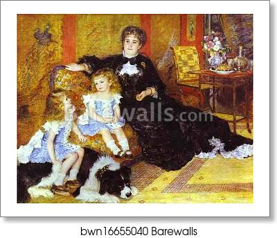 Madame Charpentier with Her Children by Pierre-Auguste Renoir, Art Print Madame Charpentier with Her Children by Pierre-Auguste Renoir, Art Print