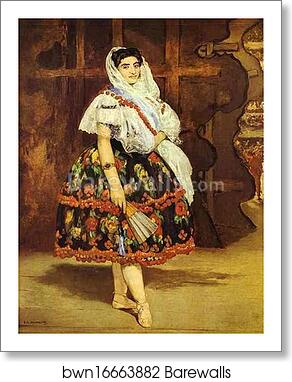 Lola de Valence by Edouard Manet, Art Print